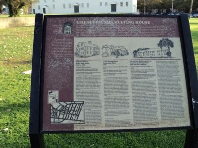 Great Friends Meeting House Marker image. Click for full size.