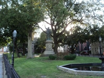 Perry Monument in Washington Square. Click for full size. Perry Monument in Washington Square image. Click for full size.
