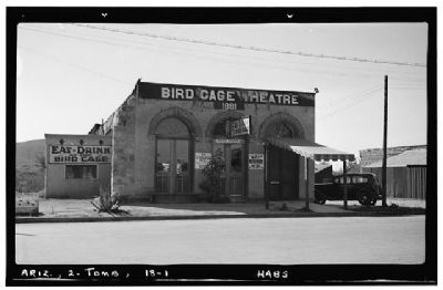 Bird Cage Theatre image. Click for full size.