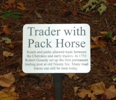Trader with Pack Horse Marker image. Click for full size.