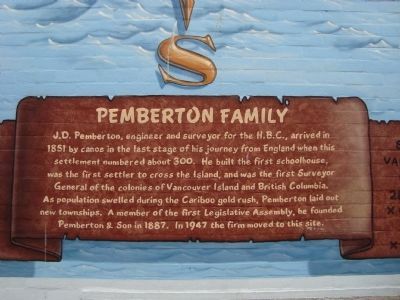 Pemberton Family Marker image. Click for full size.