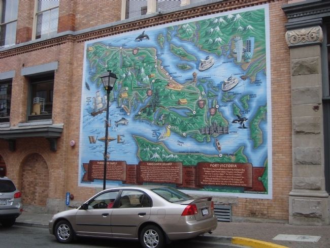 Vancouver Island Wallmap Mural Marker image. Click for full size.