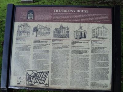 The Colony House Marker image. Click for full size.