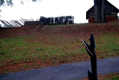 View of the Old Stockade Fort<br>From the Sharpshooter Marker image. Click for full size.