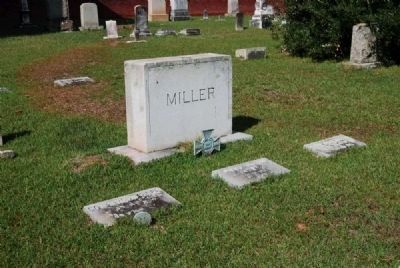 Miller Family Plot<br>Due West Presbyterian Church Cemetery image. Click for full size.