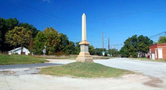 Cross Hill Confederate Monument image. Click for full size.