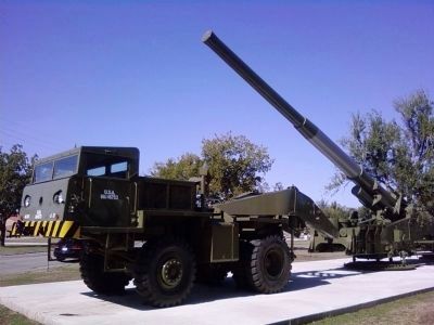 Fort Sill's 'Atomic Cannon' image. Click for full size.
