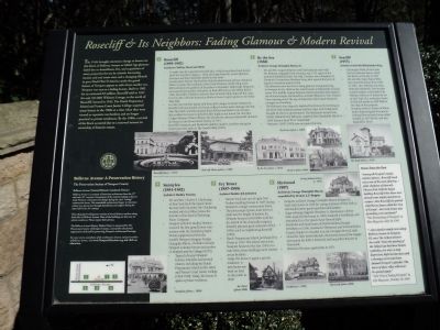 Rosecliff & Its Neighbors: Fading Glamour & Modern Revival Marker image. Click for full size.