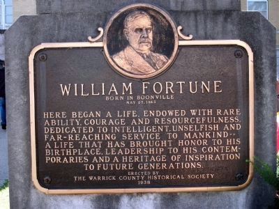 William Fortune - - (Marker - a few steps to the right.) image. Click for full size.