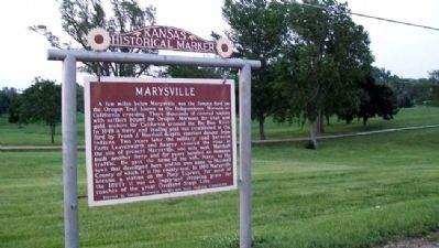 Marysville Marker image. Click for full size.