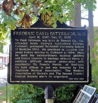 Frederick Davis Patterson, M.D. / Patterson Hospital Marker image. Click for full size.