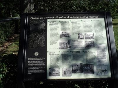 Chateau-sur-Mer & Its Neighbors: A Victorian District Preserved Marker image. Click for full size.
