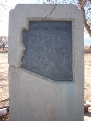 The Gila Valley Marker image. Click for full size.