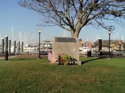 Marker in Newport. Click for full size. Marker in Newport image. Click for full size.
