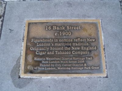 16 Bank Street Marker. Click for full size. 16 Bank Street Marker image. Click for full size.