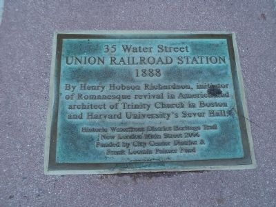 35 Water Street Marker. Click for full size. 35 Water Street Marker image. Click for full size.