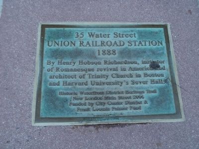 35 Water Street Marker image. Click for full size.