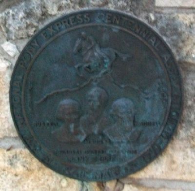 Pony Express Founders Marker image. Click for full size.