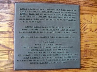 Union Station Marker. Click for full size. Union Station Marker image. Click for full size.