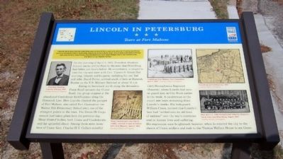 Lincoln In Petersburg CWT Marker image. Click for full size.