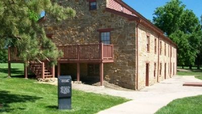 Potawatomie Baptist Manual Labor Training School and Marker. Click for full size. Potawatomie Baptist Manual Labor Training School and Marker image. Click for full size.