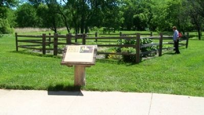 Mission Kitchen Garden and Marker. Click for full size. Mission Kitchen Garden and Marker image. Click for full size.