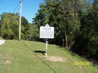 Braggs March to Kentucky Marker image. Click for full size.