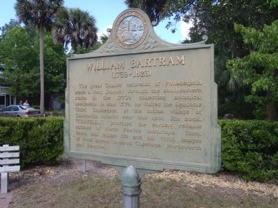 William Bartram Trail Marker. Click for full size. William Bartram Trail Marker image. Click for full size.