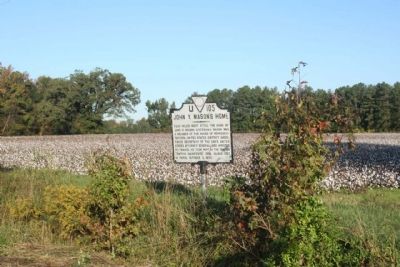 John Y. Mason's Home Marker. Click for full size. John Y. Mason's Home Marker image. Click for full size.