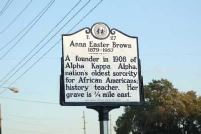 Anna Easter Brown Marker image. Click for full size.