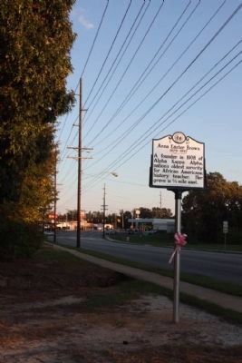 Anna Easter Brown Marker. looking southward on East Grand Avenue. Click for full size. Anna Easter Brown Marker. looking southward on East Grand Avenue image. Click for full size.