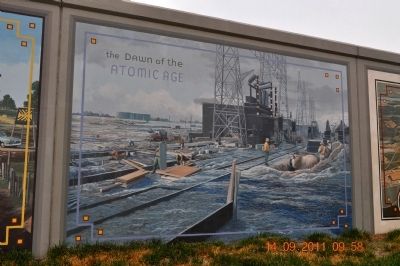 The dawn of the Atomic Age. Click for full size. The dawn of the Atomic Age image. Click for full size.