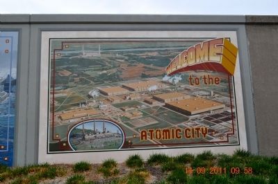 Welcome to the Atomic City Marker image. Click for full size.