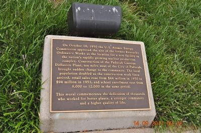 The "A" Boom in Paducah Marker. Click for full size. The "A" Boom in Paducah Marker image. Click for full size.