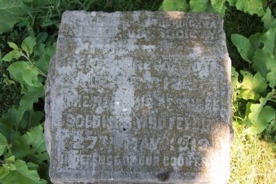 The Remains of Three Soldiers Marker image. Click for full size.