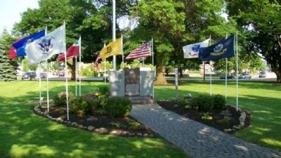 Tallmadge Veterans Memorial. Click for full size. Tallmadge Veterans Memorial image. Click for full size.