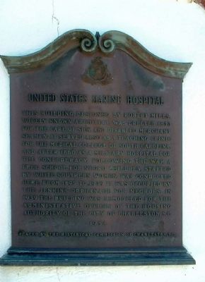United States Marine Hospital Marker. Click for full size. United States Marine Hospital Marker image. Click for full size.