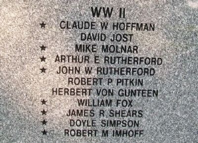 Tallmadge Veterans Memorial Honor Roll image. Click for full size.