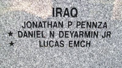 Tallmadge Veterans Memorial Honor Roll. Click for full size. Tallmadge Veterans Memorial Honor Roll image. Click for full size.