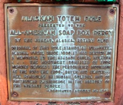 Alaskan Totem Pole Marker image. Click for full size.