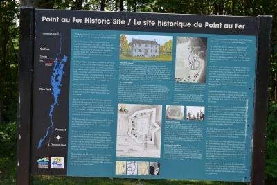 Point au Fer Historic Site Marker image. Click for full size.