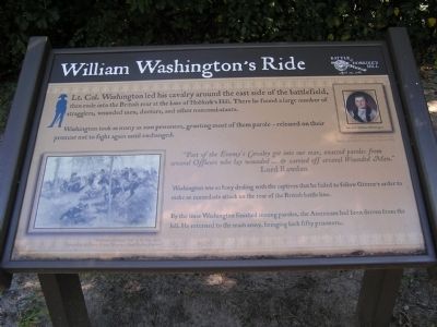 William Washington's Ride Marker image. Click for full size.