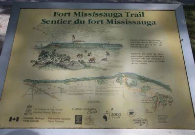 Fort Mississauga Trail Marker. Click for full size. Fort Mississauga Trail Marker image. Click for full size.