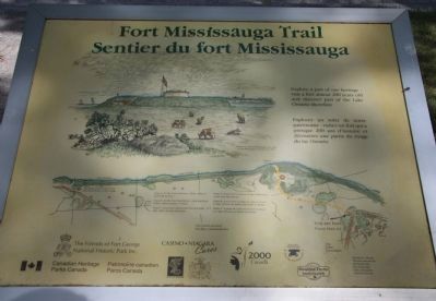 Fort Mississauga Trail Marker image. Click for full size.