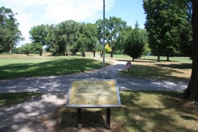 Fort Mississauga Trail Marker. Click for full size. Fort Mississauga Trail Marker image. Click for full size.