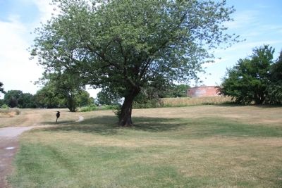 Fort Mississauga Trail Marker. Click for full size. Fort Mississauga Trail Marker image. Click for full size.