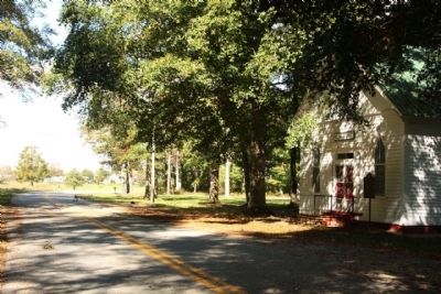 Westwoods Methodist Church and Marker seen along Westwoods Road, looking west. Click for full size. Westwoods Methodist Church and Marker seen along Westwoods Road, looking west image. Click for full size.