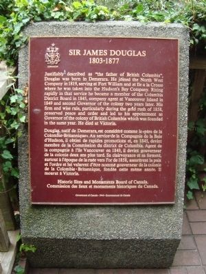 Sir James Douglas Marker image. Click for full size.