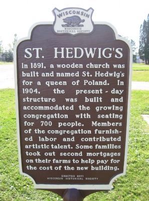 St. Hedwig's Marker image. Click for full size.