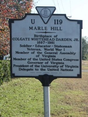Marle Hill Marker. Click for full size. Marle Hill Marker image. Click for full size.